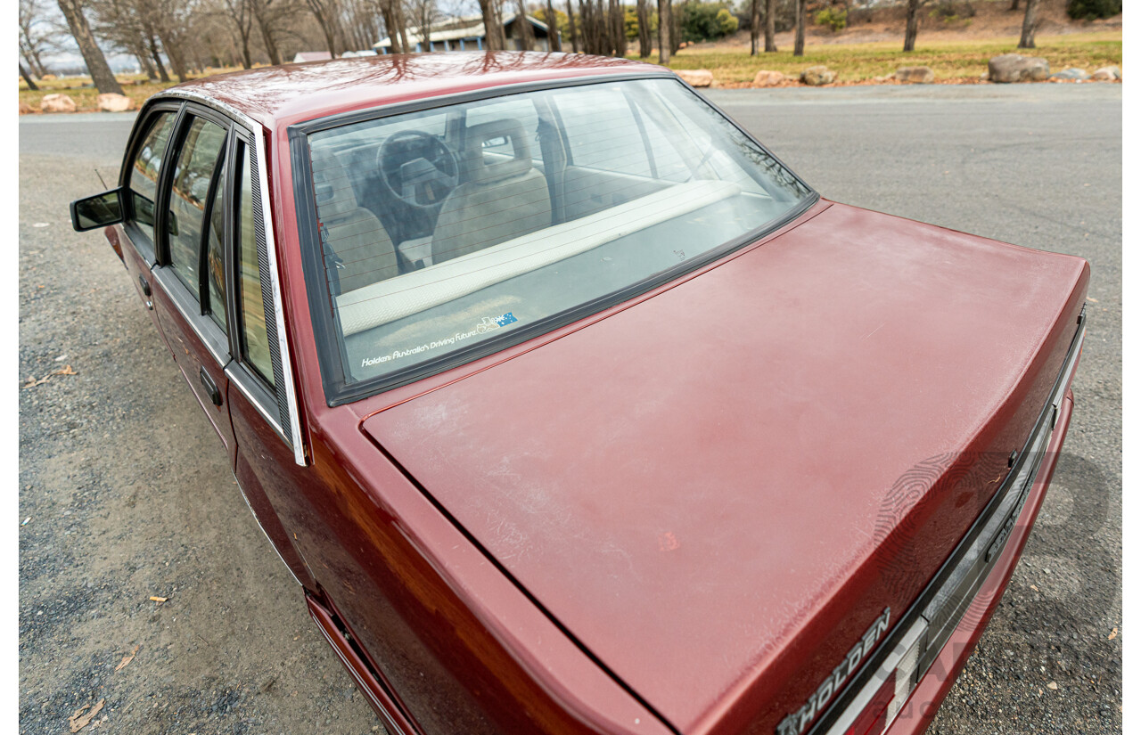 5/1988 Holden Commodore Executive VL BT-1 4d Sedan Venetian Red 3.0L - Ex-NSW Police