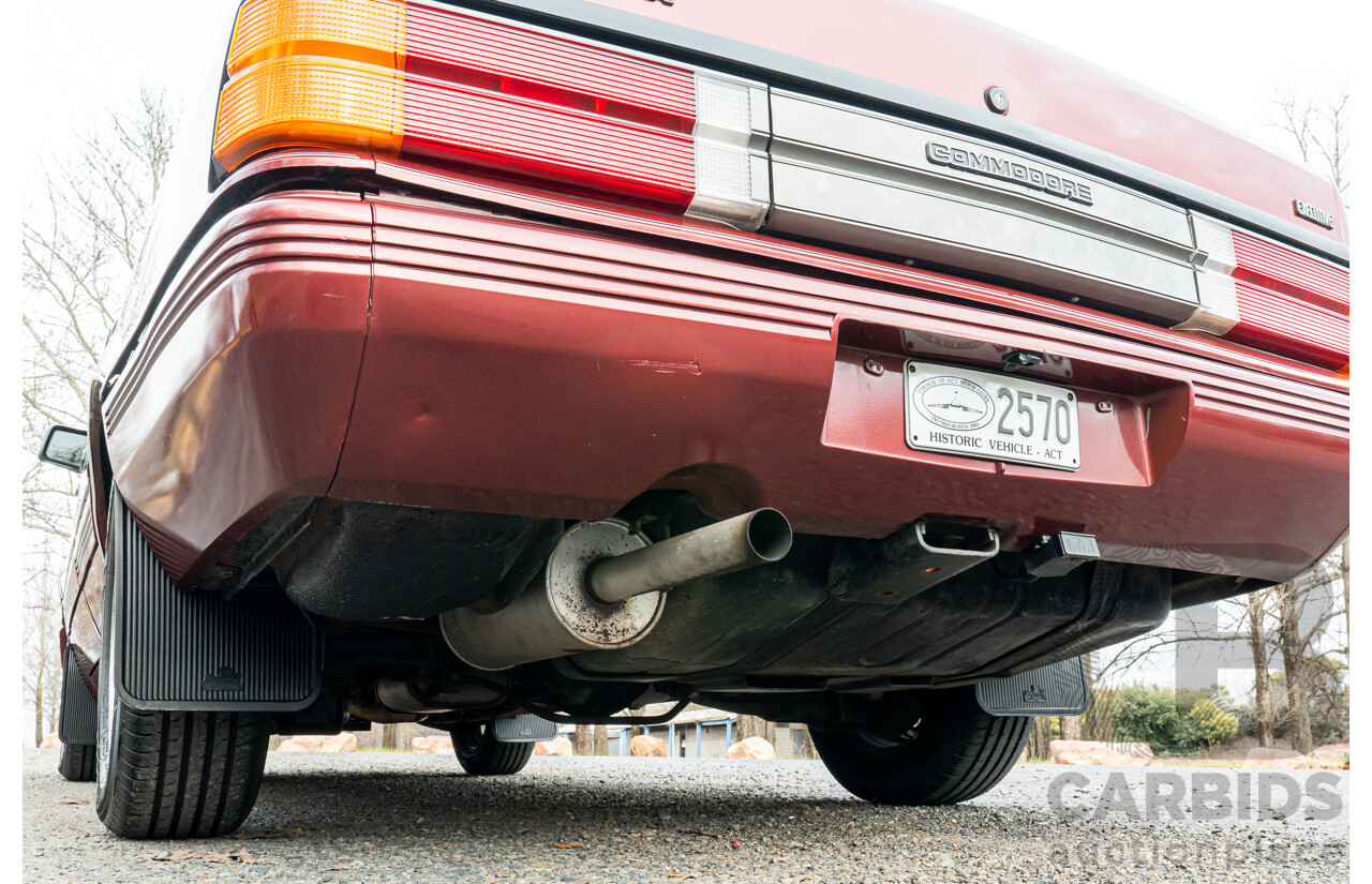 5/1988 Holden Commodore Executive VL BT-1 4d Sedan Venetian Red 3.0L - Ex-NSW Police