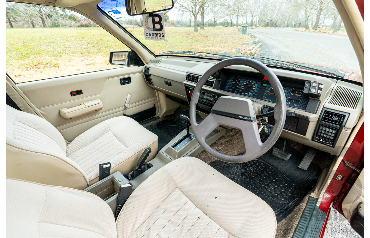5/1988 Holden Commodore Executive VL BT-1 4d Sedan Venetian Red 3.0L - Ex-NSW Police