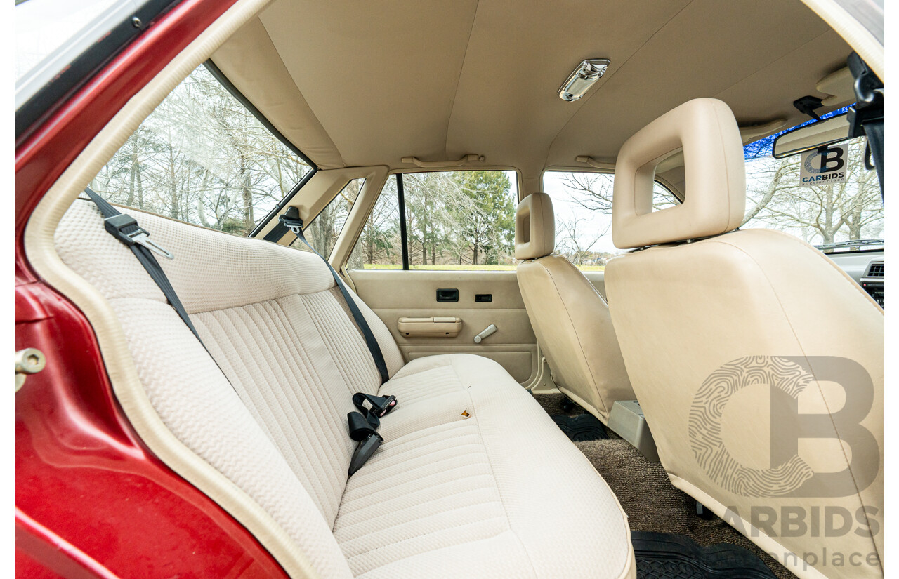 5/1988 Holden Commodore Executive VL BT-1 4d Sedan Venetian Red 3.0L - Ex-NSW Police