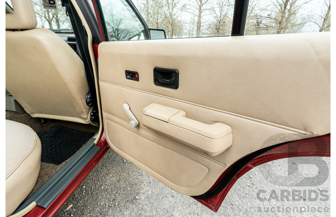 5/1988 Holden Commodore Executive VL BT-1 4d Sedan Venetian Red 3.0L - Ex-NSW Police