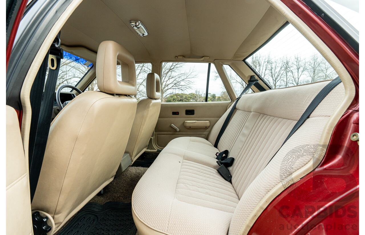 5/1988 Holden Commodore Executive VL BT-1 4d Sedan Venetian Red 3.0L - Ex-NSW Police