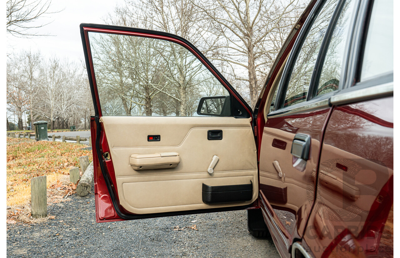 5/1988 Holden Commodore Executive VL BT-1 4d Sedan Venetian Red 3.0L - Ex-NSW Police