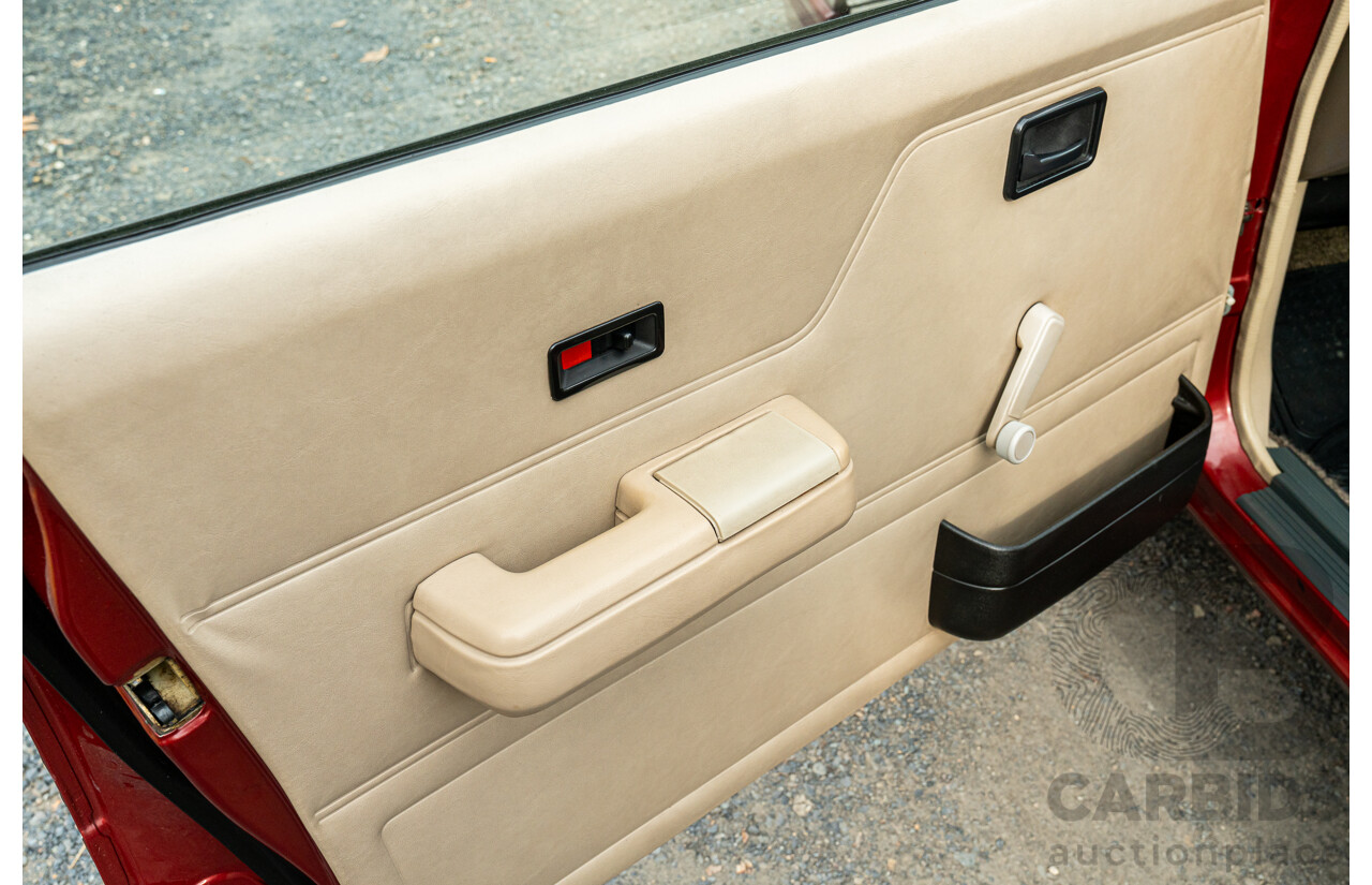 5/1988 Holden Commodore Executive VL BT-1 4d Sedan Venetian Red 3.0L - Ex-NSW Police