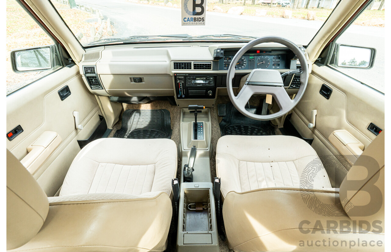 5/1988 Holden Commodore Executive VL BT-1 4d Sedan Venetian Red 3.0L - Ex-NSW Police