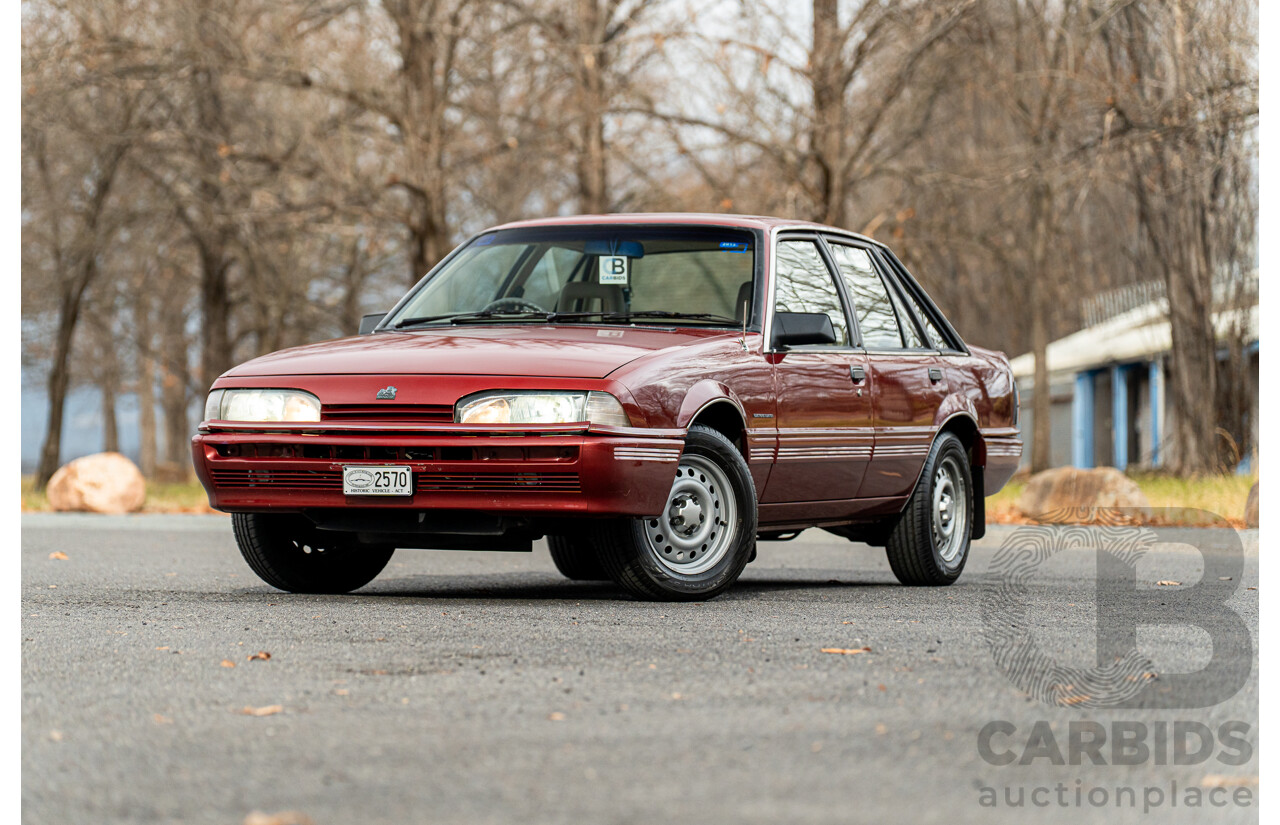 5/1988 Holden Commodore Executive VL BT-1 4d Sedan Venetian Red 3.0L - Ex-NSW Police