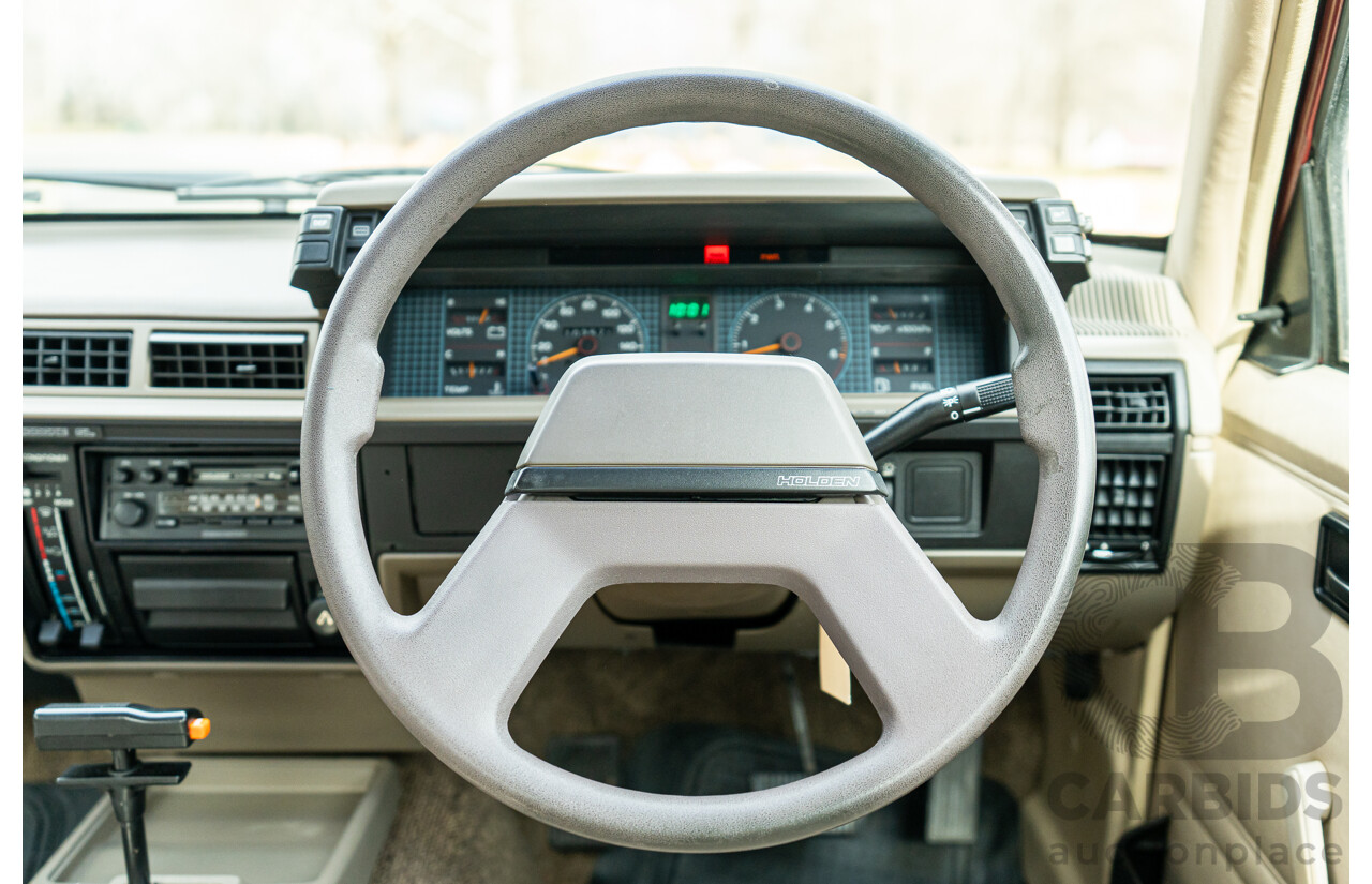 5/1988 Holden Commodore Executive VL BT-1 4d Sedan Venetian Red 3.0L - Ex-NSW Police