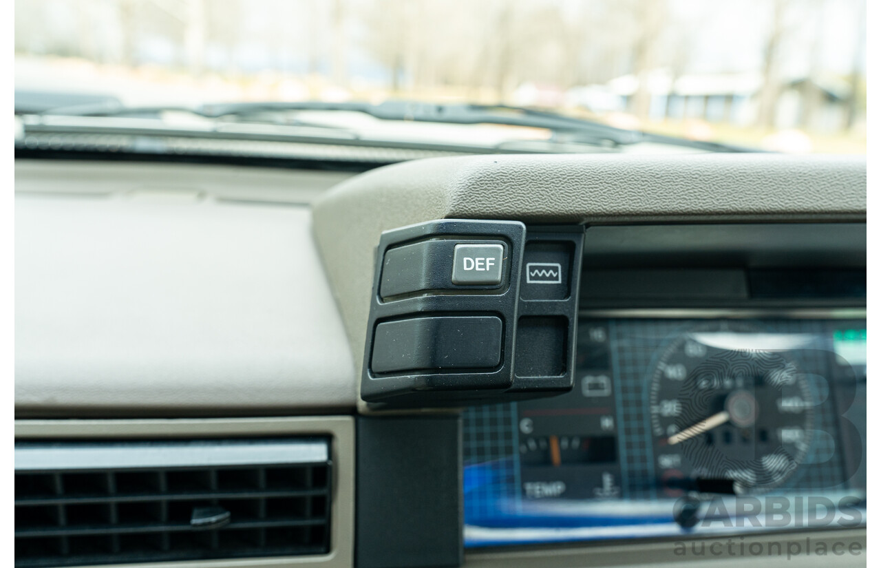 5/1988 Holden Commodore Executive VL BT-1 4d Sedan Venetian Red 3.0L - Ex-NSW Police