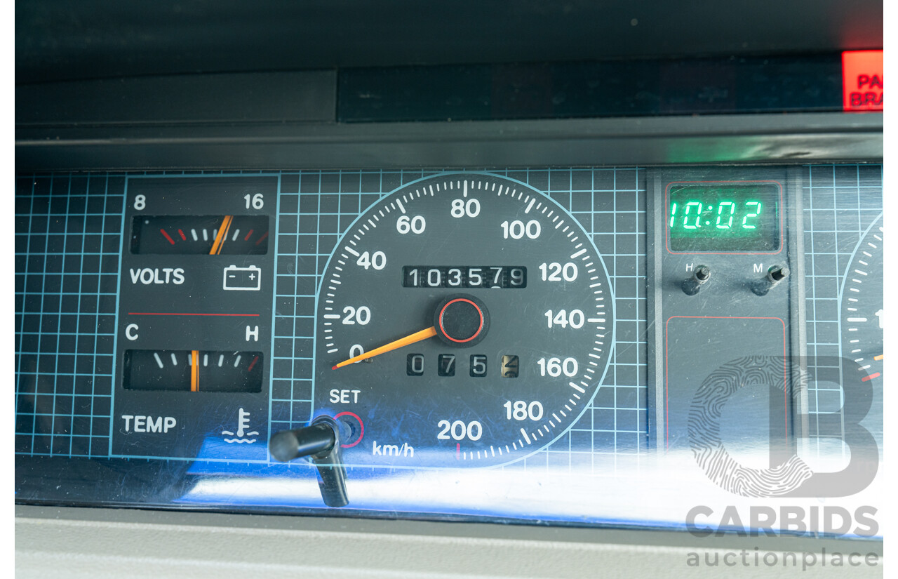 5/1988 Holden Commodore Executive VL BT-1 4d Sedan Venetian Red 3.0L - Ex-NSW Police