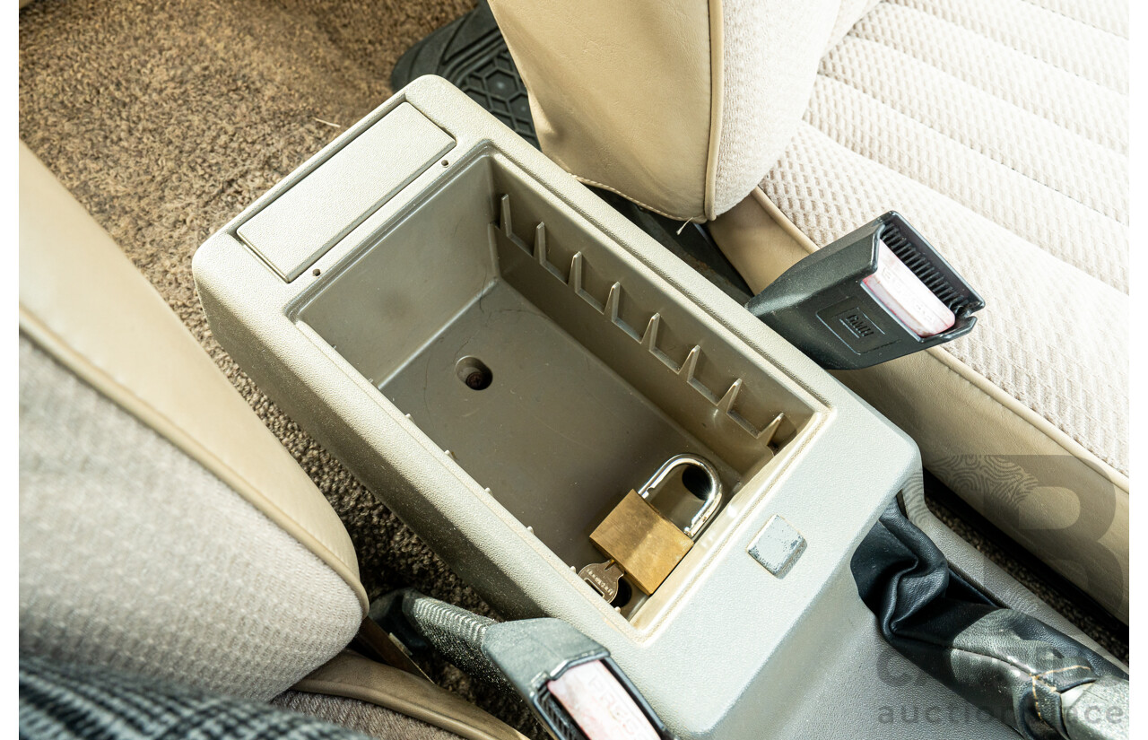 5/1988 Holden Commodore Executive VL BT-1 4d Sedan Venetian Red 3.0L - Ex-NSW Police