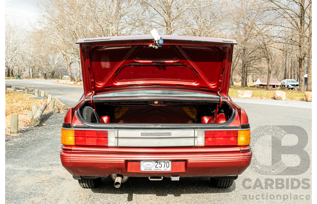 5/1988 Holden Commodore Executive VL BT-1 4d Sedan Venetian Red 3.0L - Ex-NSW Police