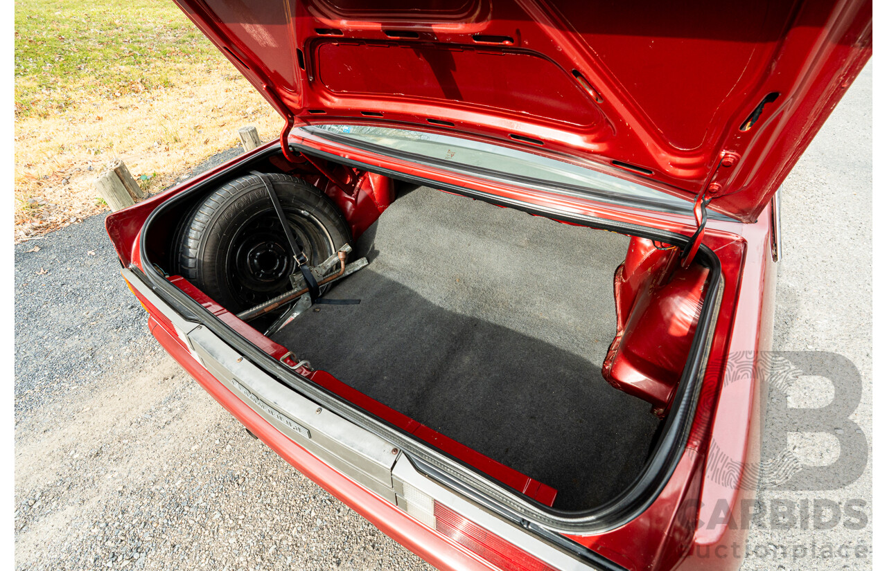 5/1988 Holden Commodore Executive VL BT-1 4d Sedan Venetian Red 3.0L - Ex-NSW Police