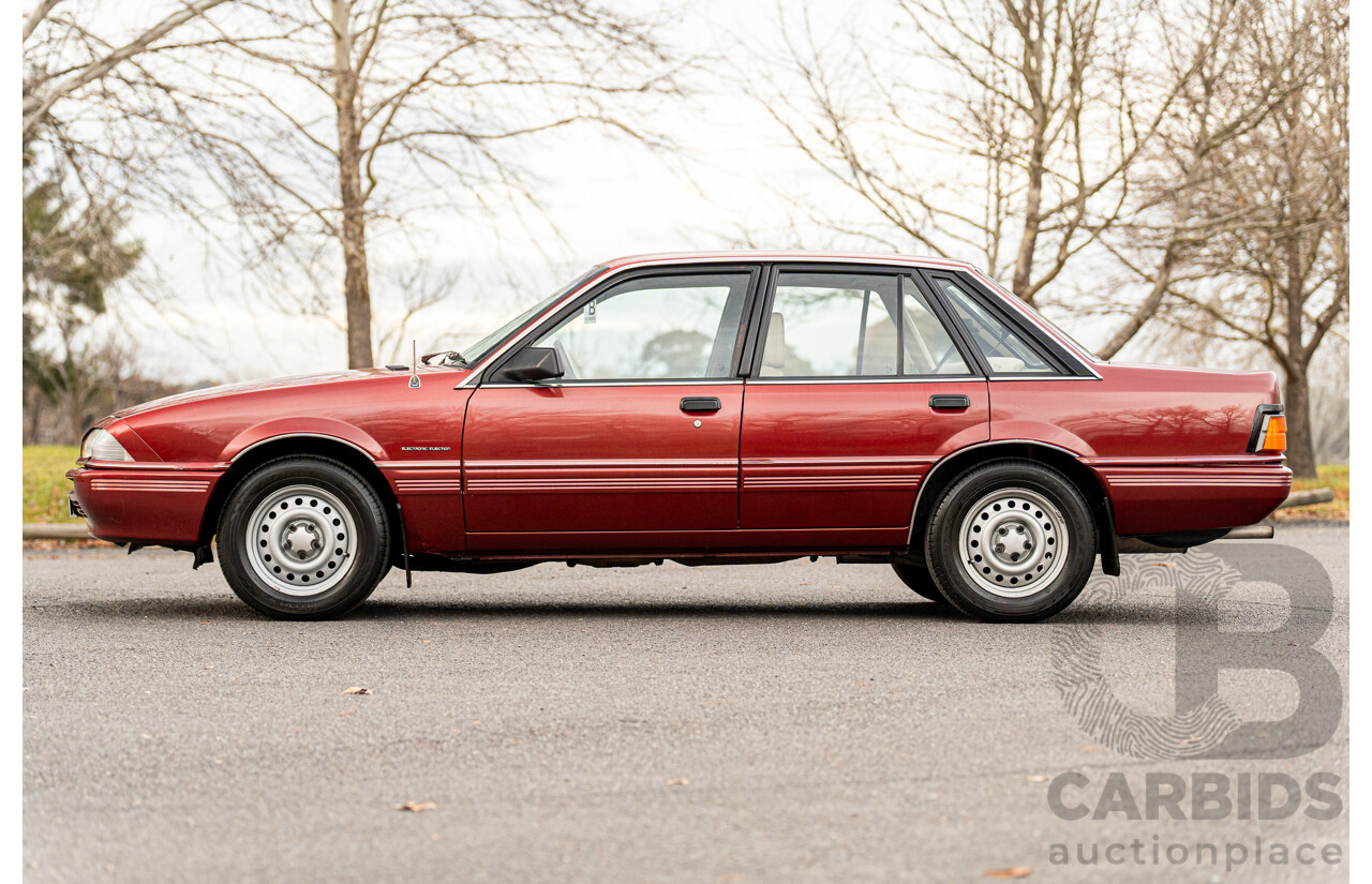 5/1988 Holden Commodore Executive VL BT-1 4d Sedan Venetian Red 3.0L - Ex-NSW Police