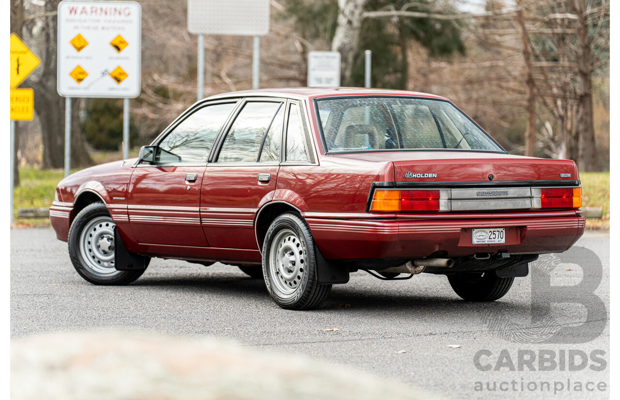5/1988 Holden Commodore Executive VL BT-1 4d Sedan Venetian Red 3.0L - Ex-NSW Police
