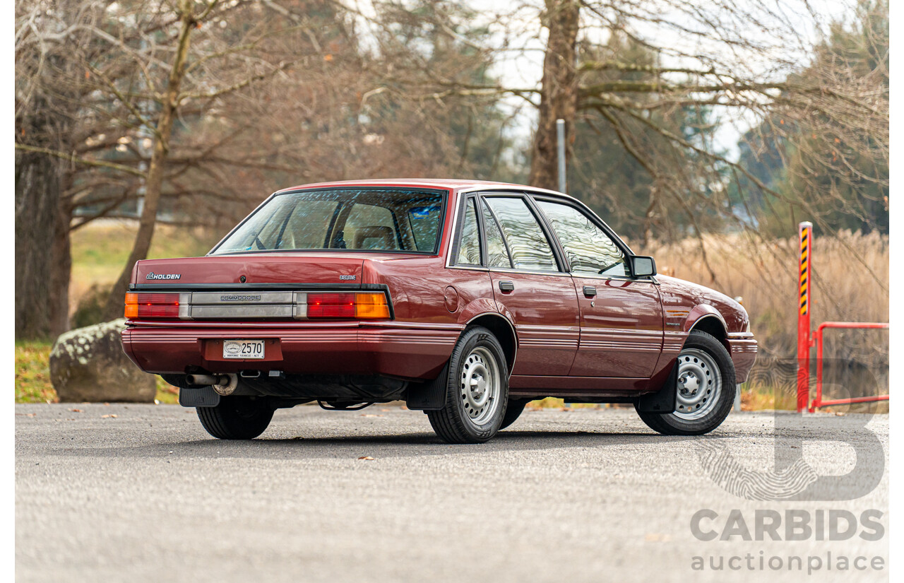 5/1988 Holden Commodore Executive VL BT-1 4d Sedan Venetian Red 3.0L - Ex-NSW Police