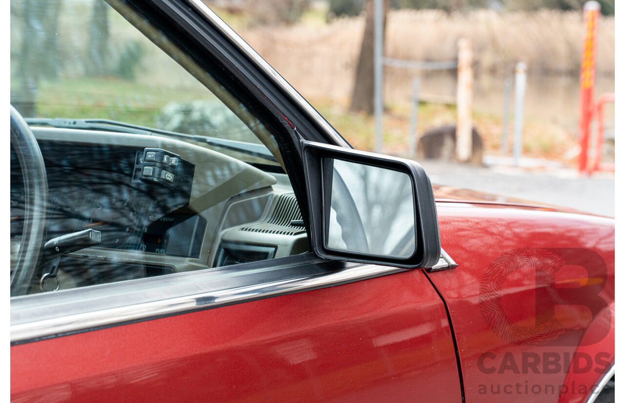 5/1988 Holden Commodore Executive VL BT-1 4d Sedan Venetian Red 3.0L - Ex-NSW Police