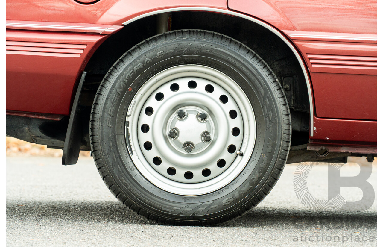 5/1988 Holden Commodore Executive VL BT-1 4d Sedan Venetian Red 3.0L - Ex-NSW Police