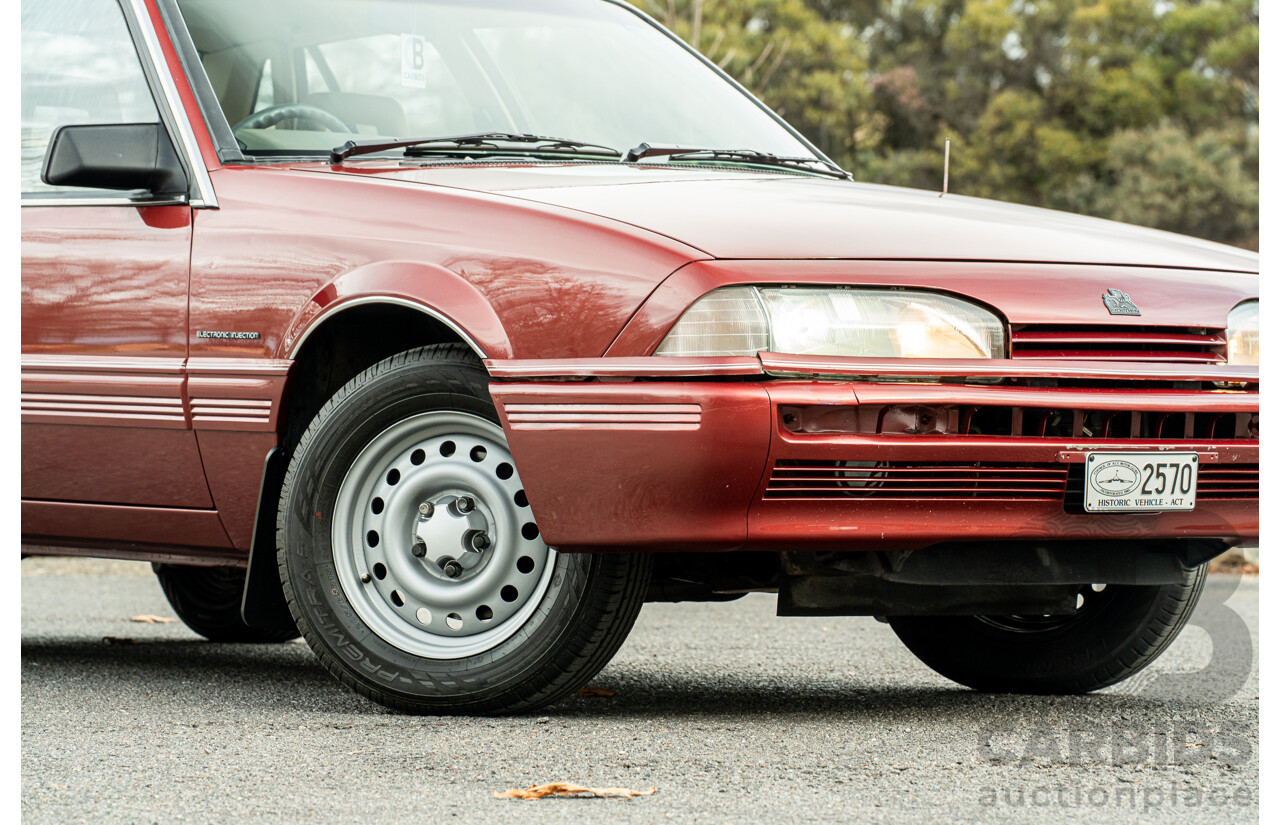 5/1988 Holden Commodore Executive VL BT-1 4d Sedan Venetian Red 3.0L - Ex-NSW Police