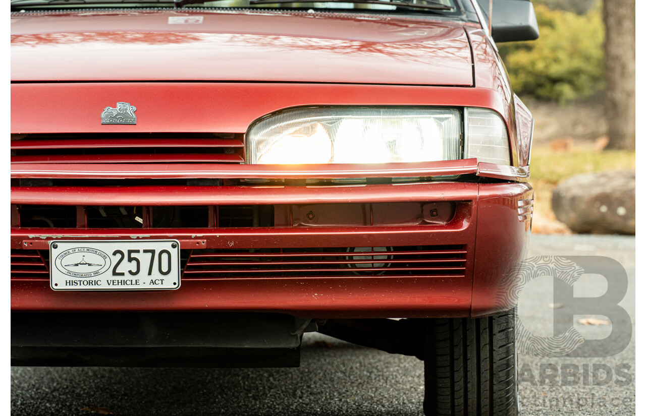 5/1988 Holden Commodore Executive VL BT-1 4d Sedan Venetian Red 3.0L - Ex-NSW Police