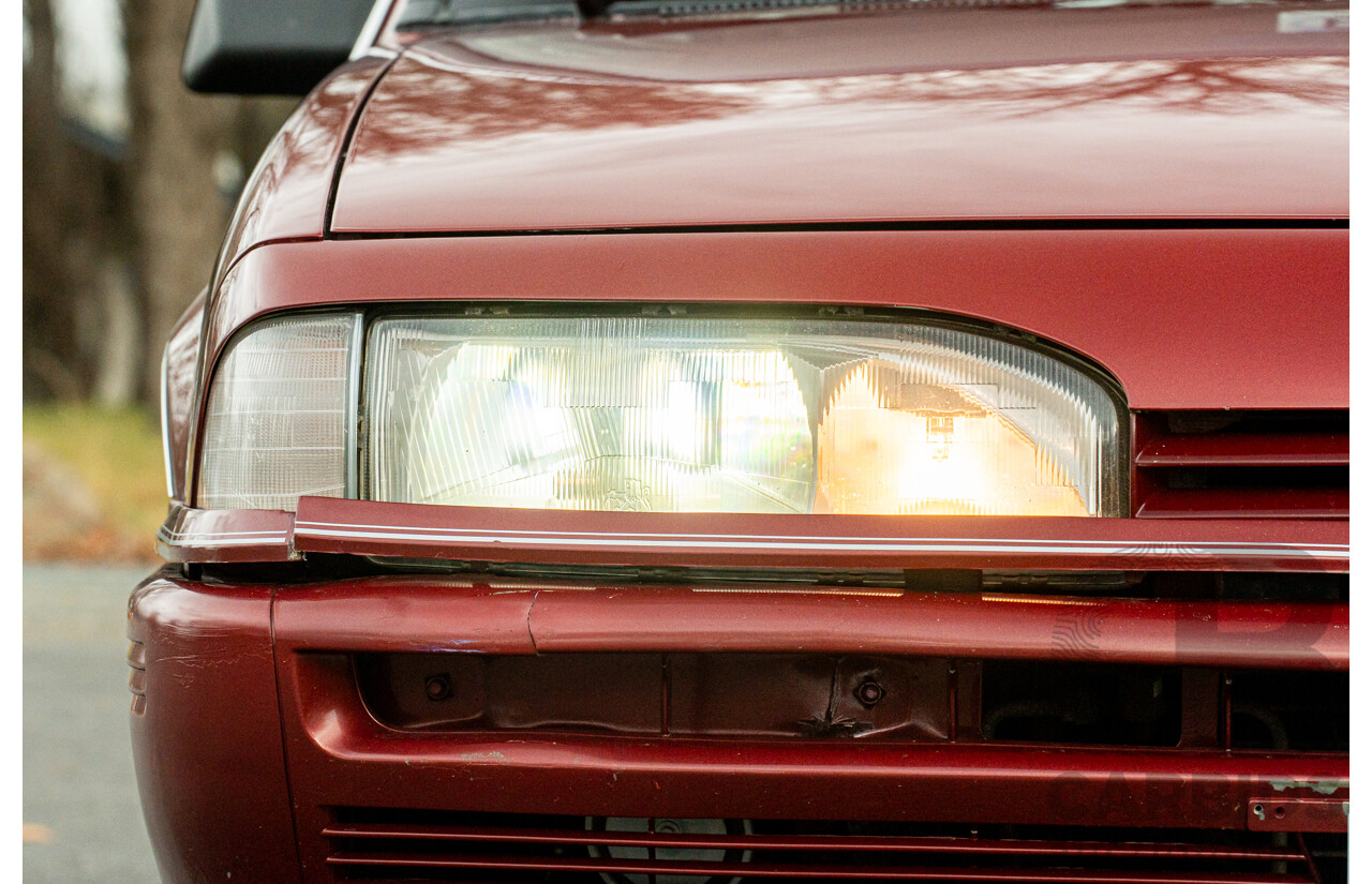 5/1988 Holden Commodore Executive VL BT-1 4d Sedan Venetian Red 3.0L - Ex-NSW Police