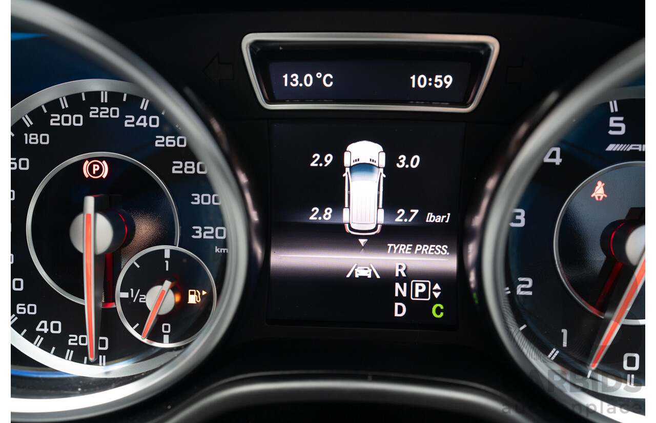10/2012 Mercedes Benz ML63 AMG (4x4) 166 4d Wagon Tenorite Grey Metallic Twin Turbo V8 5.5L