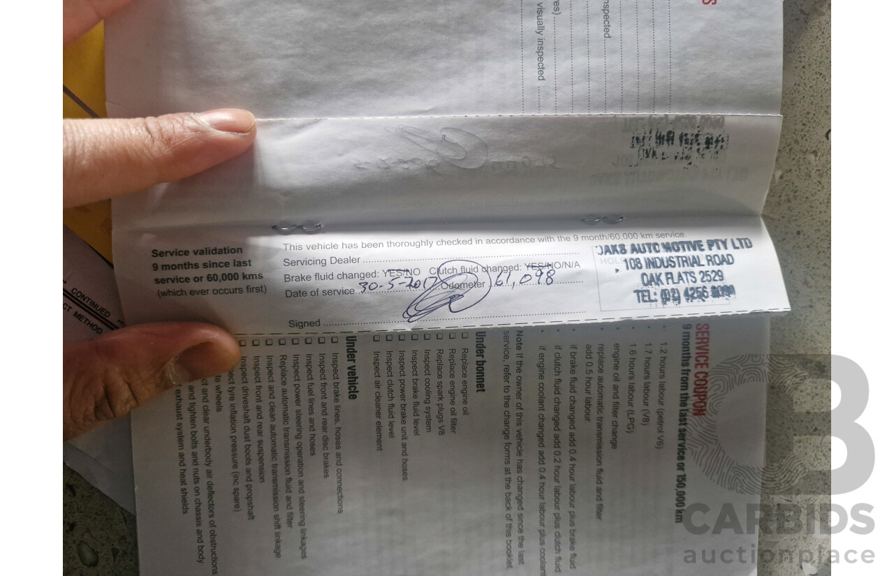 5/2013 Holden VF Commodore SS Sportwagon 4d Wagon Phantom Black V8 6.0L