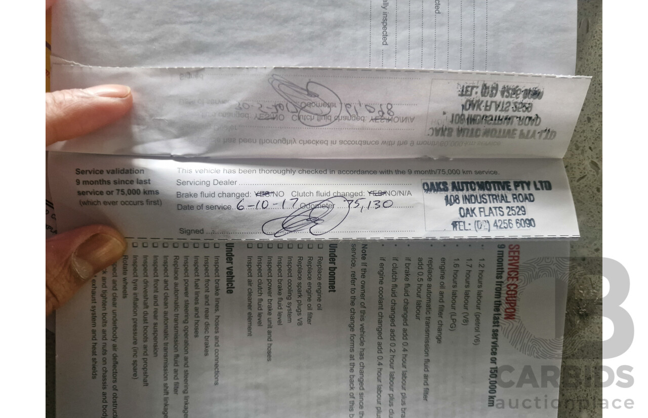 5/2013 Holden VF Commodore SS Sportwagon 4d Wagon Phantom Black V8 6.0L