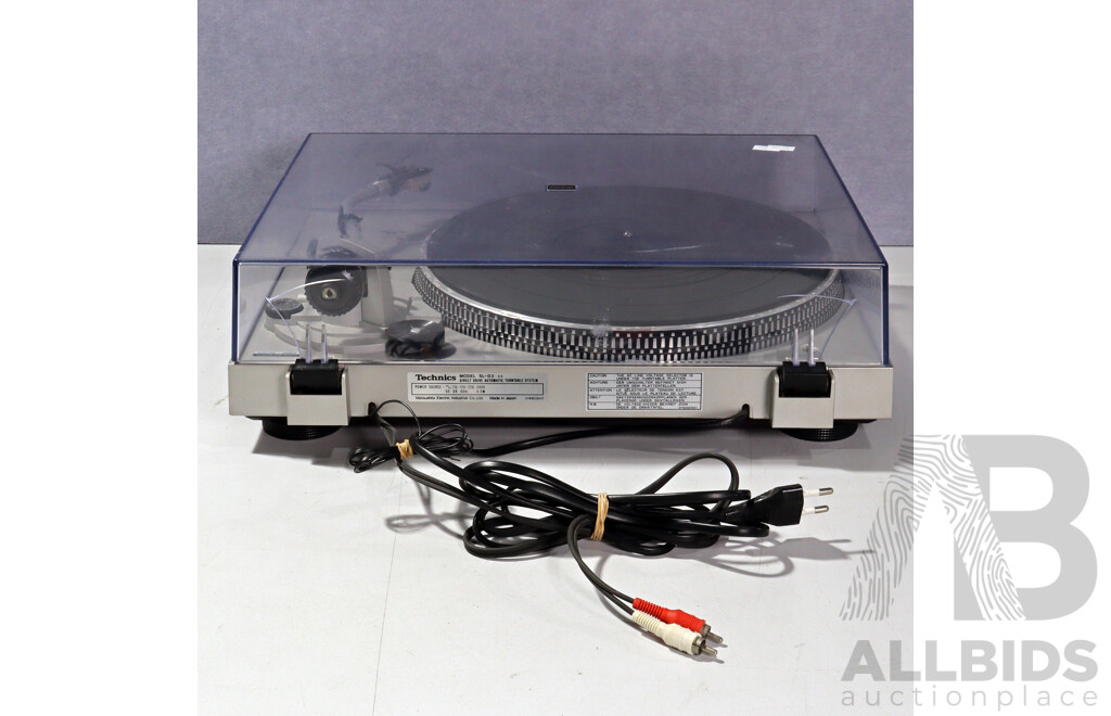 Technics SL-D3 Direct Drive Fully Automatic Turntable