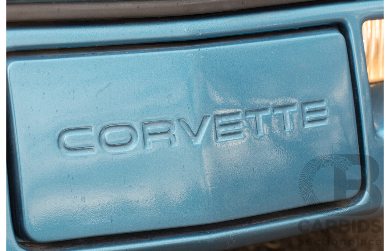 05/1987 Chevrolet Corvette C4 2d Convertible Medium Blue Metallic V8 5.7L