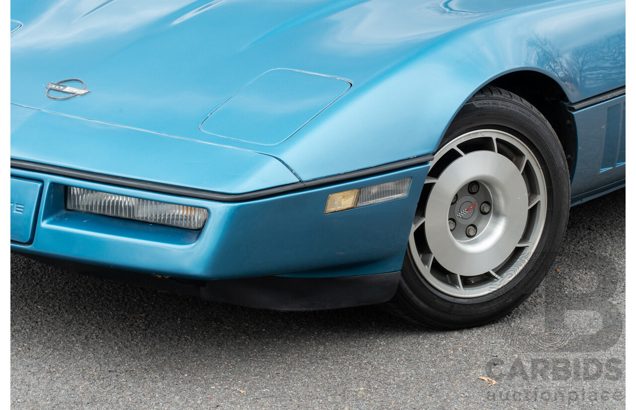 05/1987 Chevrolet Corvette C4 2d Convertible Medium Blue Metallic V8 5.7L