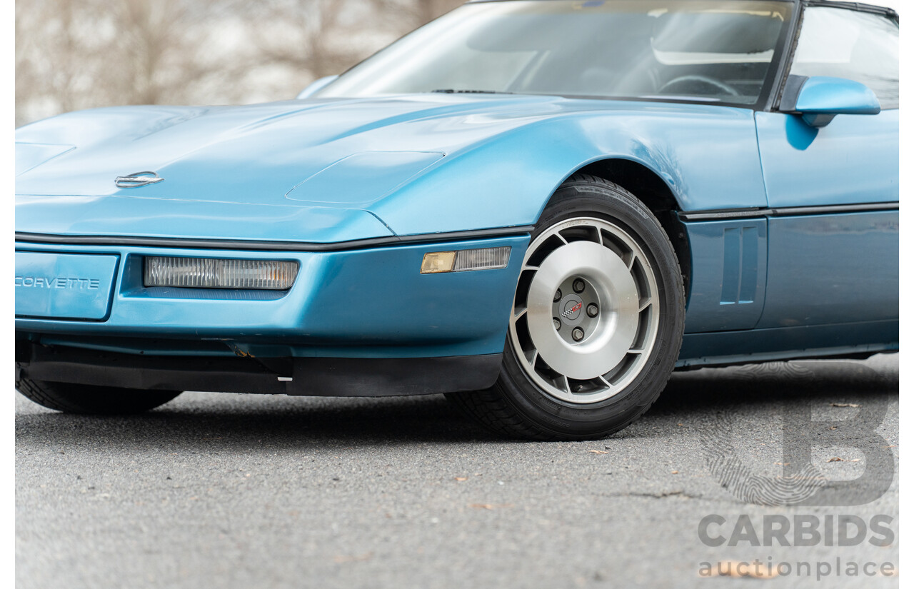 05/1987 Chevrolet Corvette C4 2d Convertible Medium Blue Metallic V8 5.7L