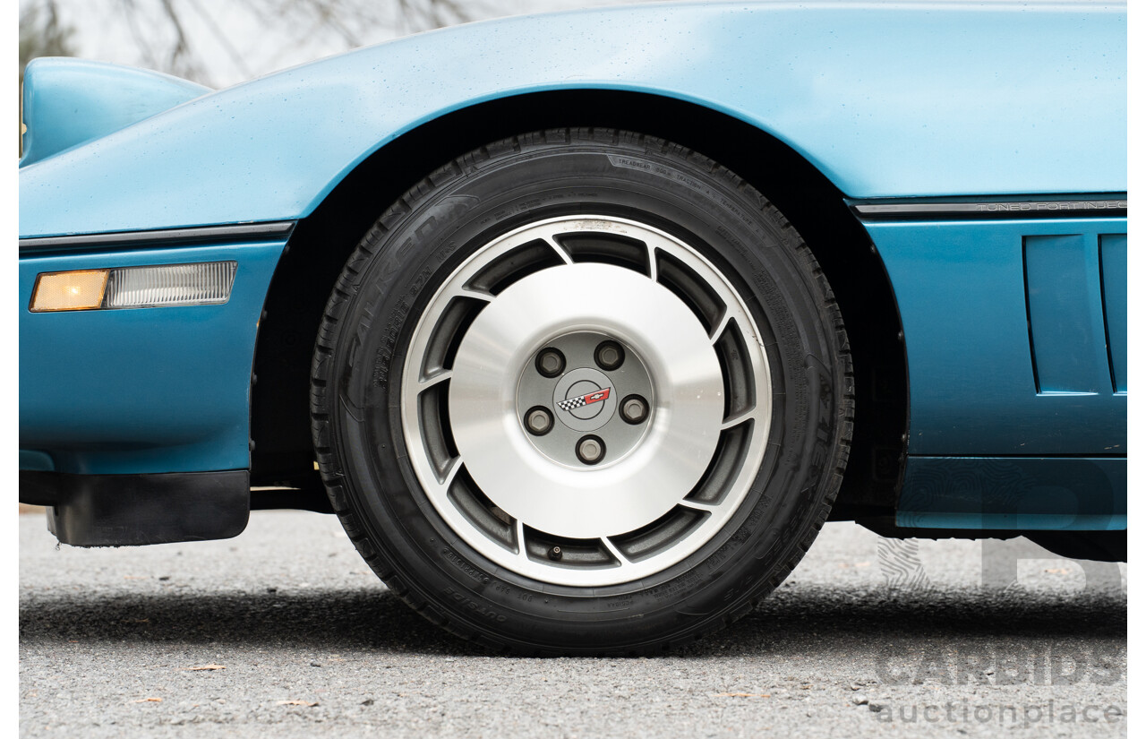 05/1987 Chevrolet Corvette C4 2d Convertible Medium Blue Metallic V8 5.7L