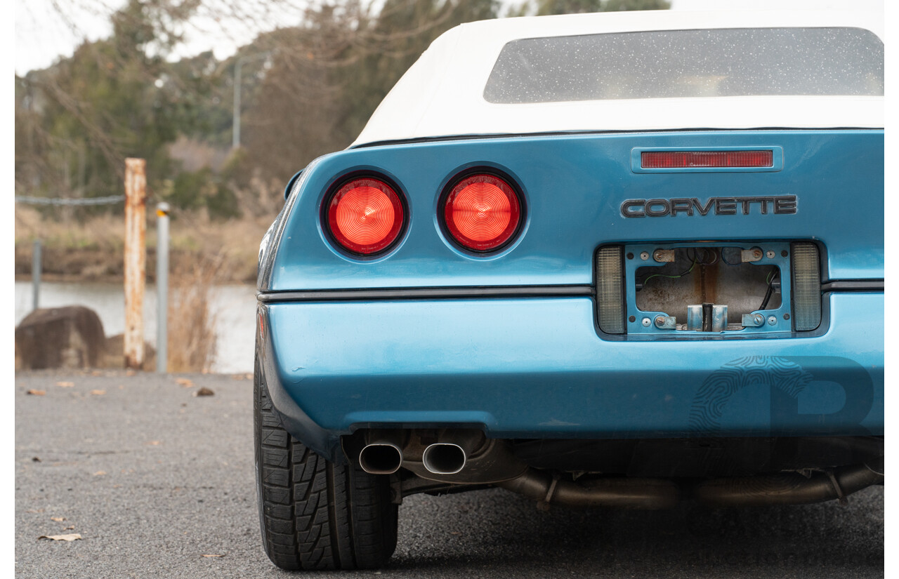 05/1987 Chevrolet Corvette C4 2d Convertible Medium Blue Metallic V8 5.7L
