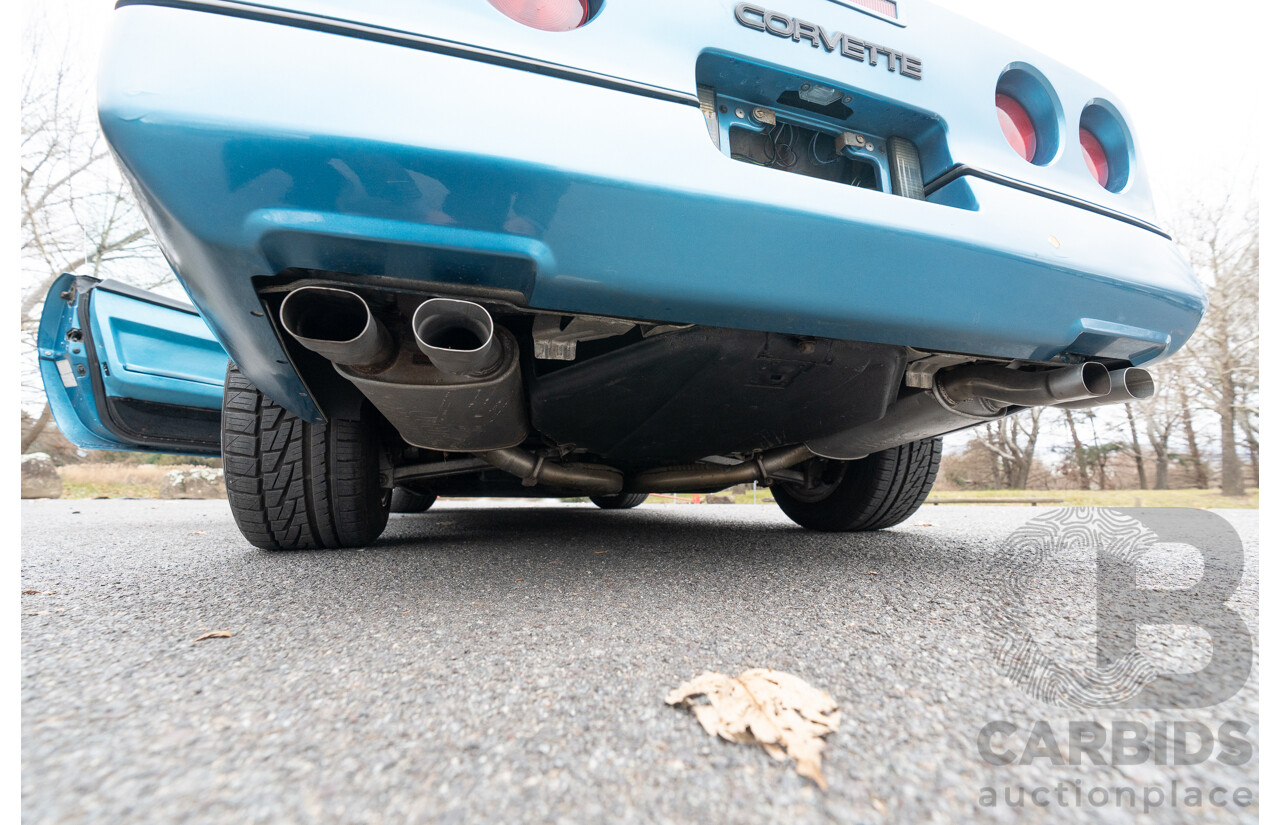 05/1987 Chevrolet Corvette C4 2d Convertible Medium Blue Metallic V8 5.7L