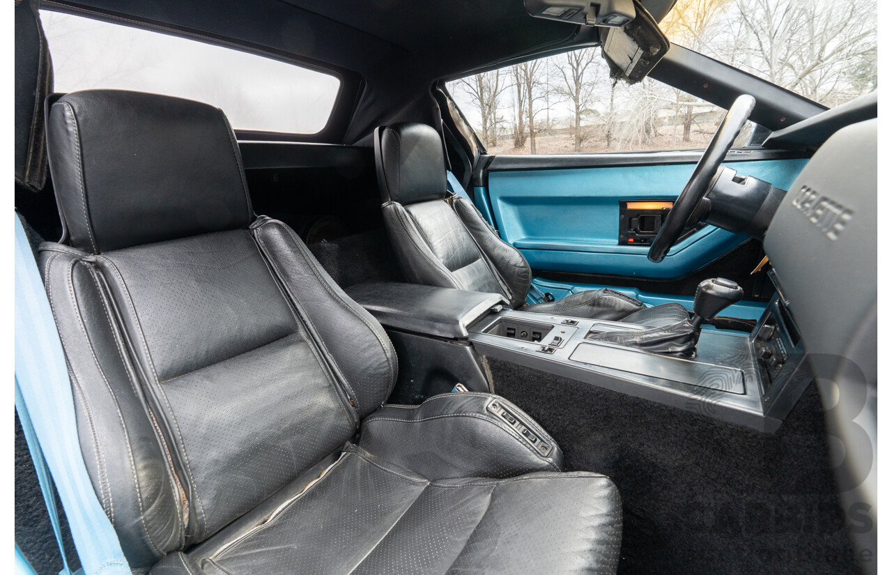 05/1987 Chevrolet Corvette C4 2d Convertible Medium Blue Metallic V8 5.7L