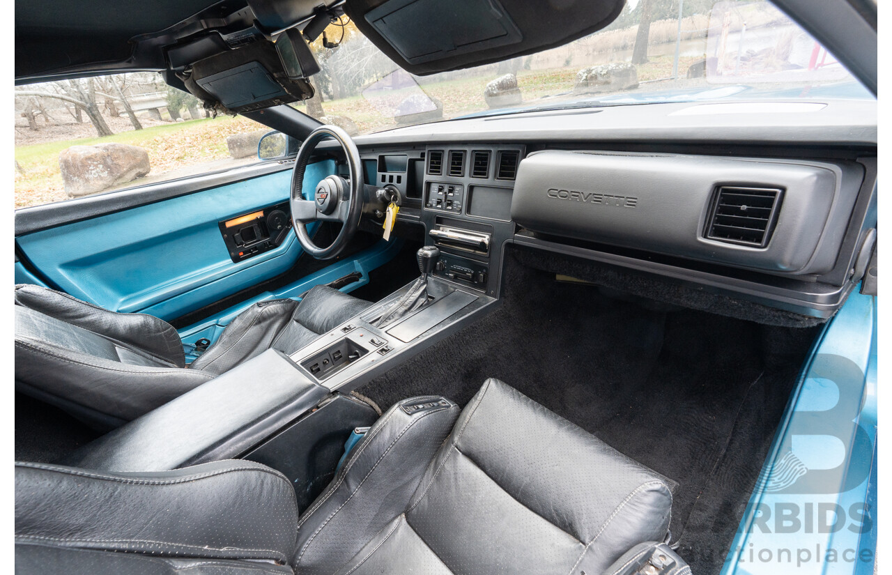 05/1987 Chevrolet Corvette C4 2d Convertible Medium Blue Metallic V8 5.7L