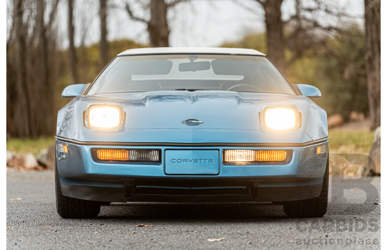 05/1987 Chevrolet Corvette C4 2d Convertible Medium Blue Metallic V8 5.7L