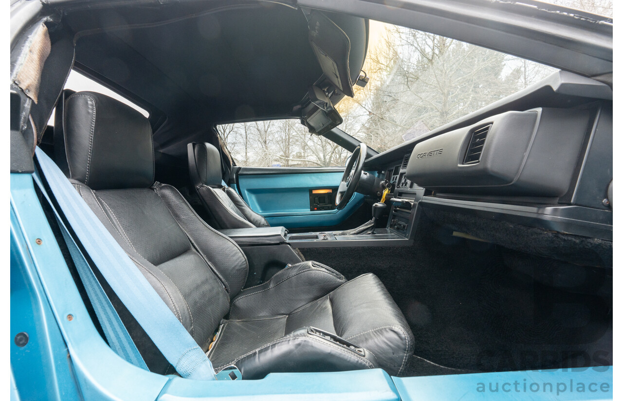 05/1987 Chevrolet Corvette C4 2d Convertible Medium Blue Metallic V8 5.7L