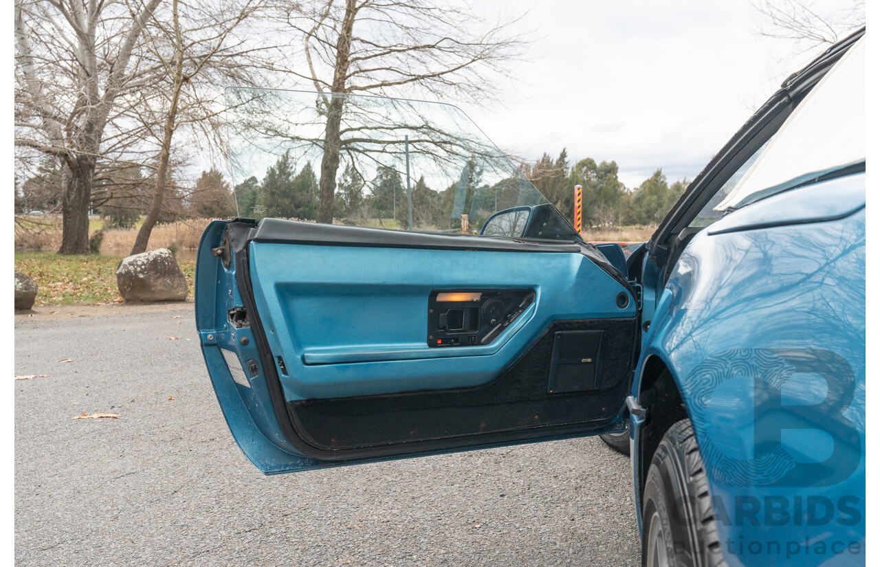 05/1987 Chevrolet Corvette C4 2d Convertible Medium Blue Metallic V8 5.7L