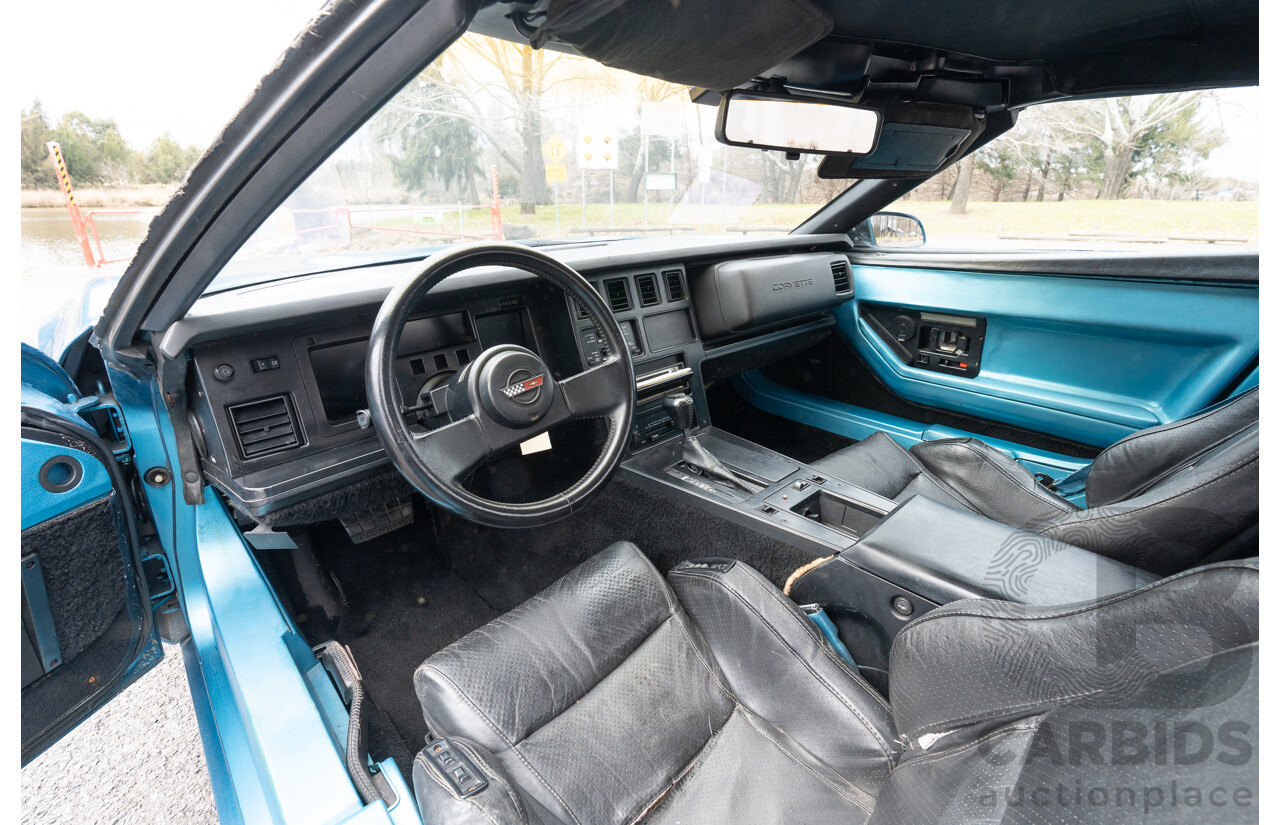 05/1987 Chevrolet Corvette C4 2d Convertible Medium Blue Metallic V8 5.7L