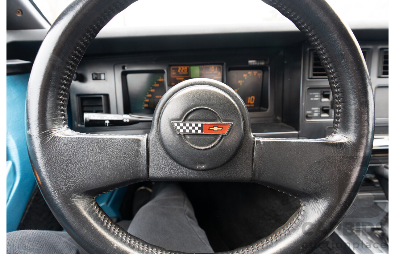 05/1987 Chevrolet Corvette C4 2d Convertible Medium Blue Metallic V8 5.7L