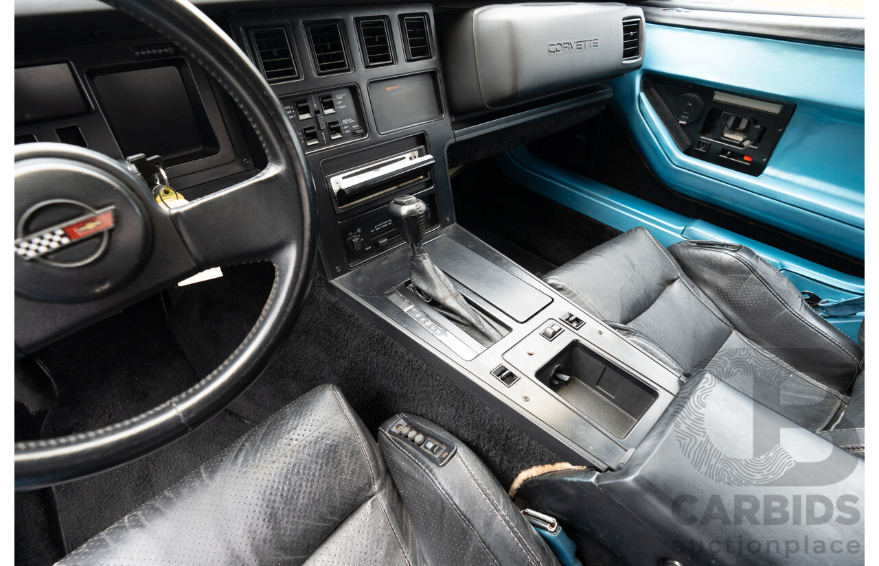 05/1987 Chevrolet Corvette C4 2d Convertible Medium Blue Metallic V8 5.7L