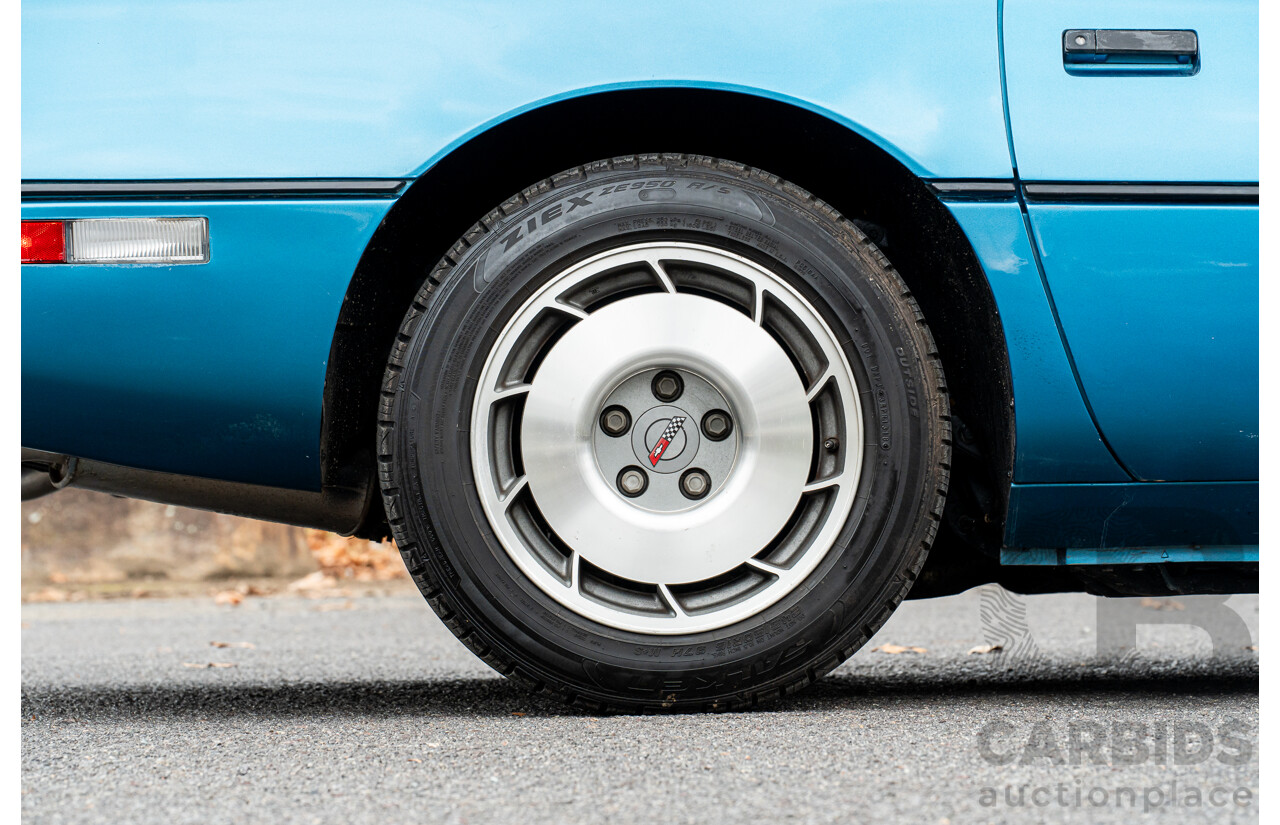 05/1987 Chevrolet Corvette C4 2d Convertible Medium Blue Metallic V8 5.7L
