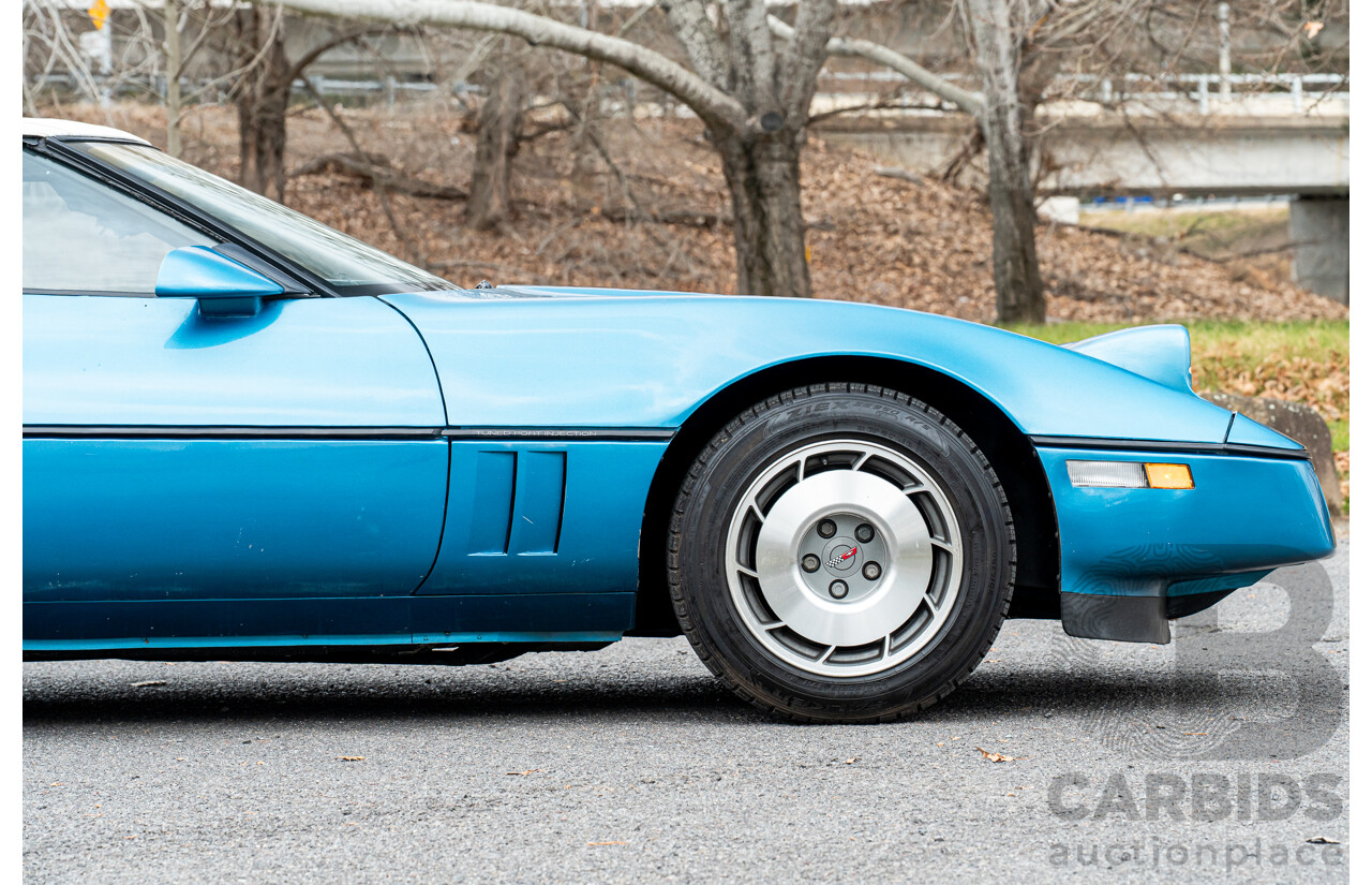 05/1987 Chevrolet Corvette C4 2d Convertible Medium Blue Metallic V8 5.7L