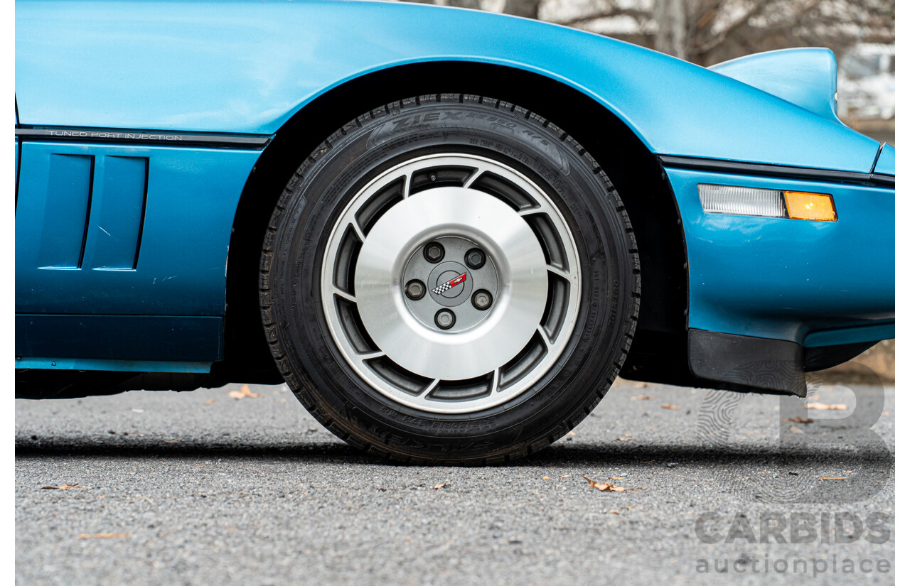 05/1987 Chevrolet Corvette C4 2d Convertible Medium Blue Metallic V8 5.7L