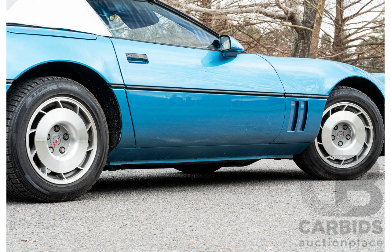05/1987 Chevrolet Corvette C4 2d Convertible Medium Blue Metallic V8 5.7L