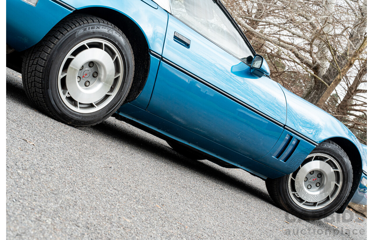 05/1987 Chevrolet Corvette C4 2d Convertible Medium Blue Metallic V8 5.7L