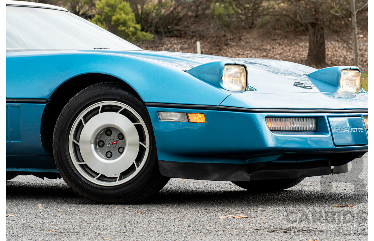 05/1987 Chevrolet Corvette C4 2d Convertible Medium Blue Metallic V8 5.7L