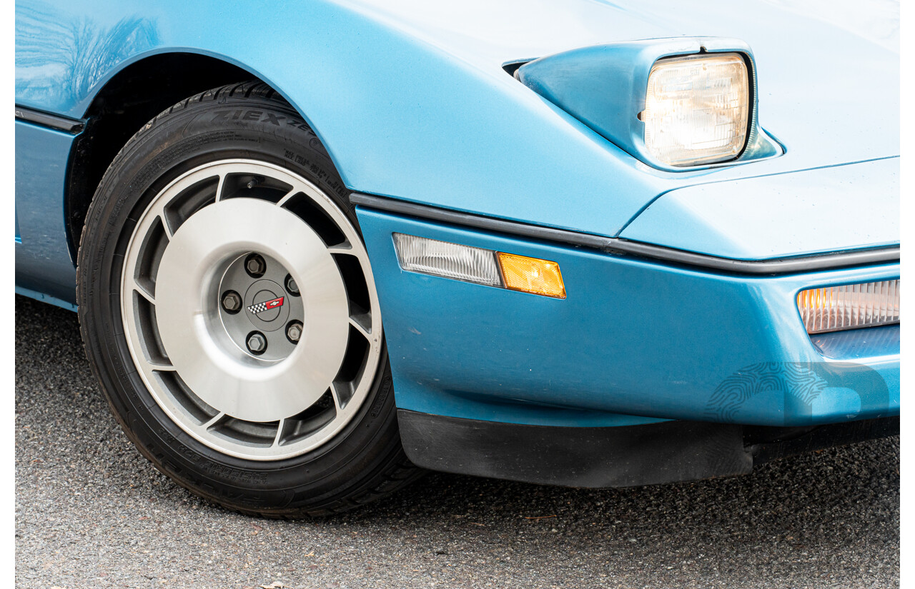 05/1987 Chevrolet Corvette C4 2d Convertible Medium Blue Metallic V8 5.7L