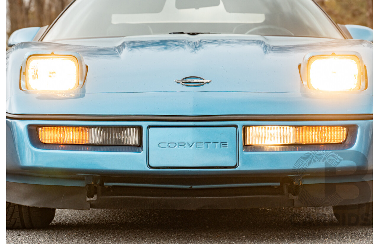 05/1987 Chevrolet Corvette C4 2d Convertible Medium Blue Metallic V8 5.7L